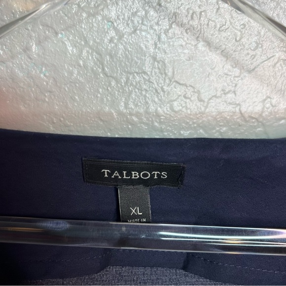 Talbots Long Sleeve Striped Blouse - Picture 4 of 7